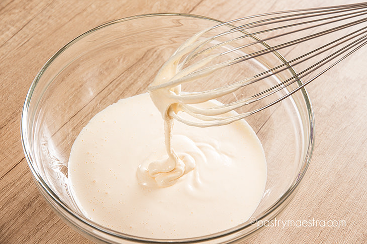 Blanched egg yolks, Pastry Maestra