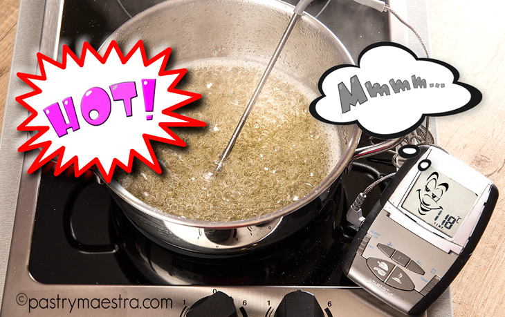 Sugar syrup boiling, Pastry Maestr