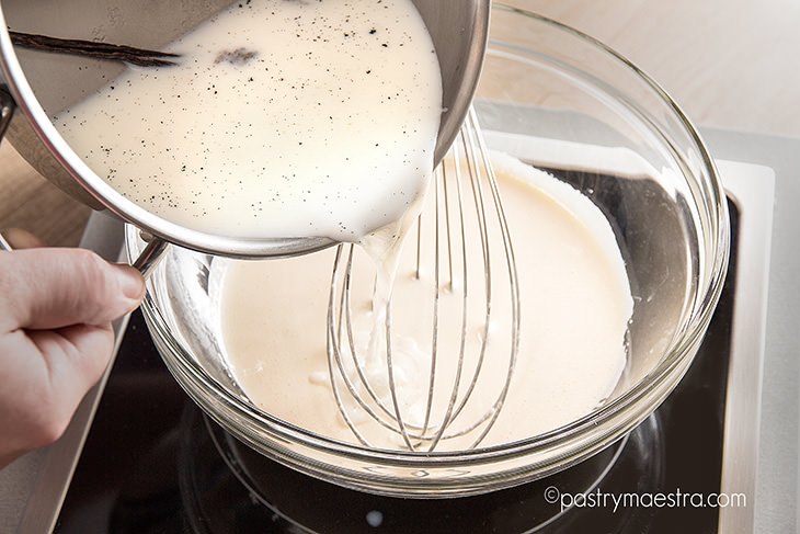 Tempering egg yolks, Pastry Maestra