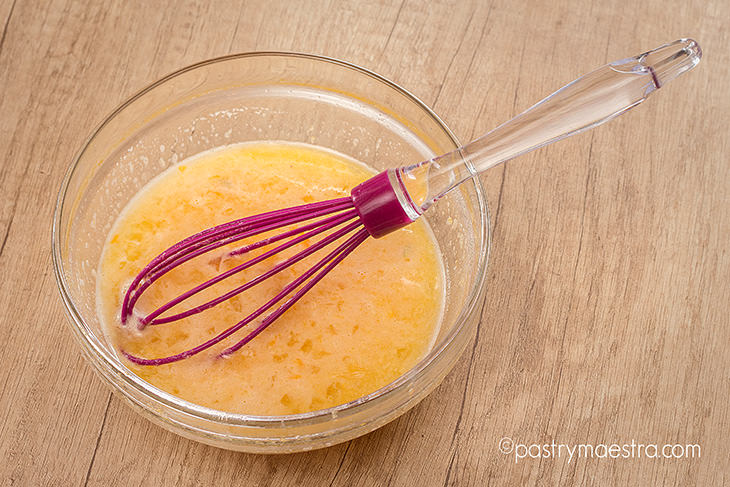 Lemon Curd, ingredients in a bowl, Pastra Maestra