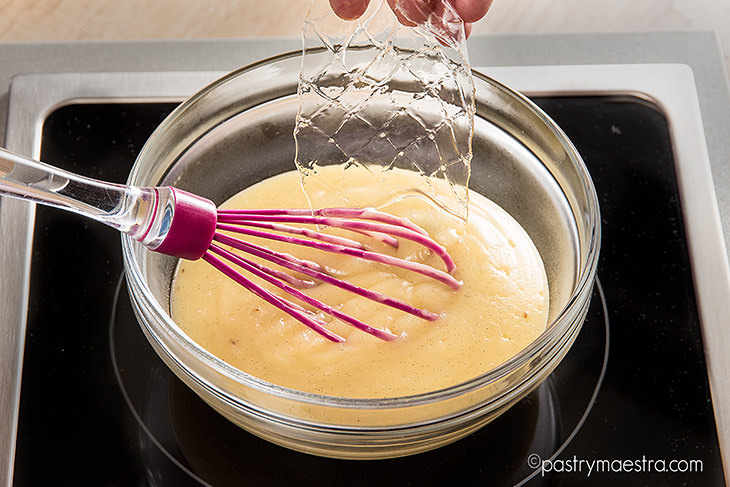 Crème Pâtissière, adding gelatin, Pastry Maestra