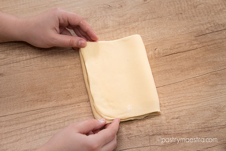 Laminated dough, single turn, Pastry Maestra