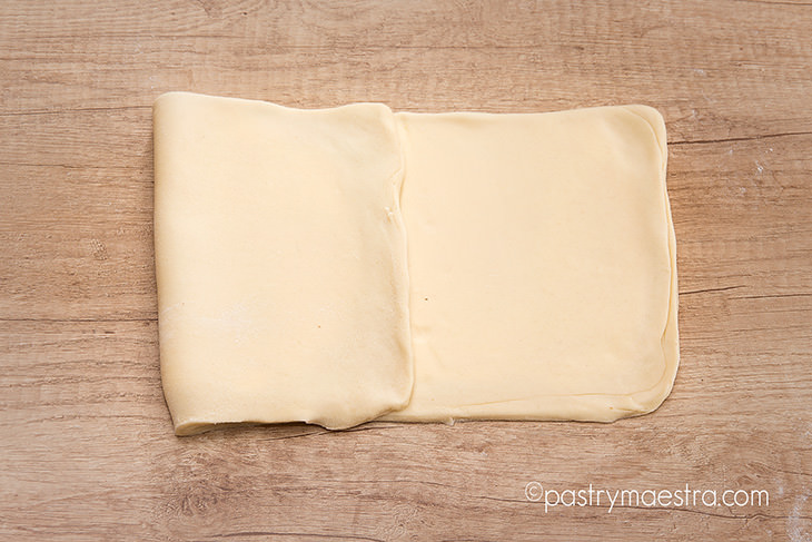 Laminated dough, turning the dough, Pastry Maestra