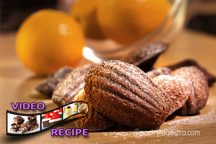 Chocolate and Orange Madeleines, Pastry Maestra