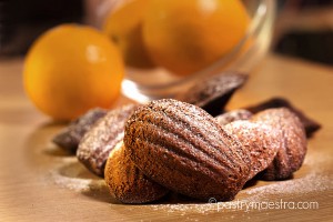 Chocolate and Orange Madeleines, Pastry Maestra