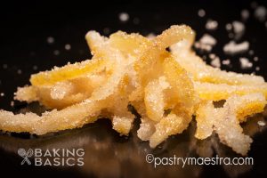 Candied Lemon Peel, Pastry Maestra