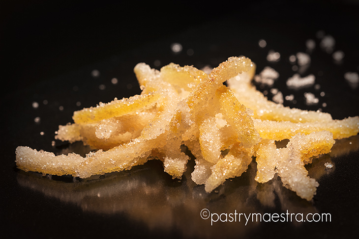Candied Lemon Peel, Pastry Maestra