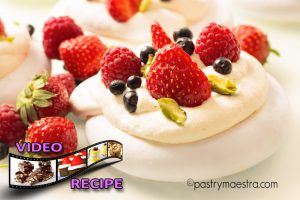 Mini Pavlova with Berries, Pastry Maestra