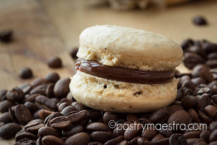 Coffee and Chocolate Macarons, Pastry Maestra
