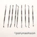 Stainless steel carving tool set Pastry-Maestra