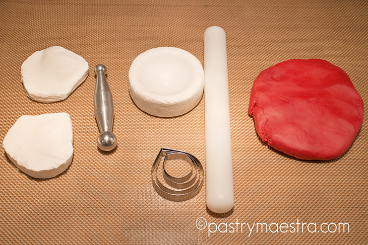 Fondant Rose Pastry Maestra