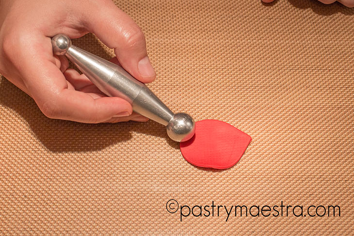 Fondant Rose Pastry Maestra