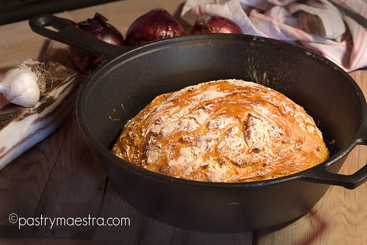 No Knead Dutch Oven Bread Pastry Maestra