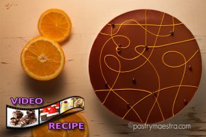 Orange and chocolate brownie cake, Pastry Maestra