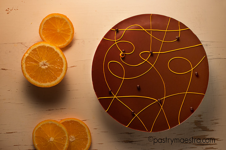 Orange and chocolate brownie cake, Pastry Maestra