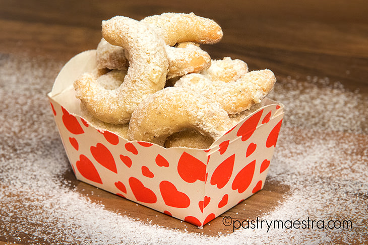 Vanilla crescents chef Tereza Alabanda Pastry Maestra