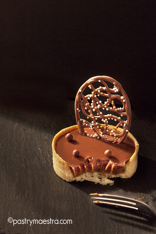 Soft Caramel and Chocolate Ganache Tart, Pastry Maestra