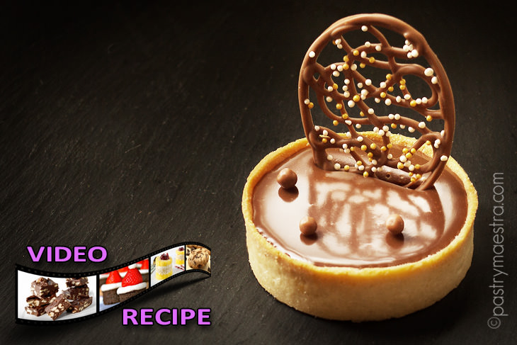 Soft Caramel and Chocolate Ganache Tart, Pastry Maestra