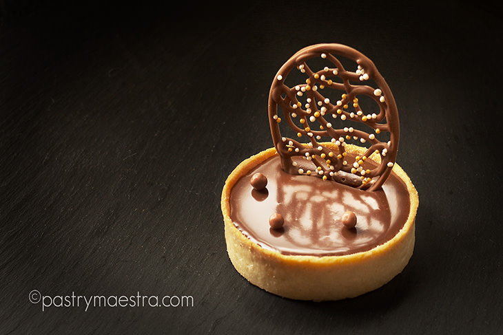 Soft Caramel and Chocolate Ganache Tart, Pastry Maestra