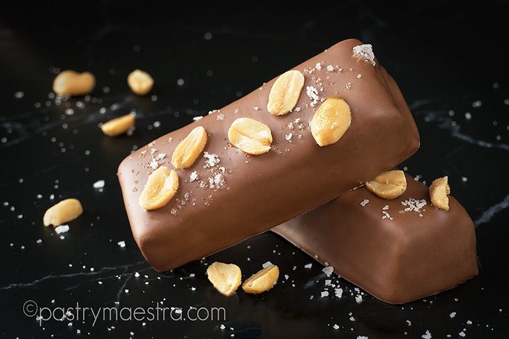 Chocolate, Nougat, Caramel and Peanut Bars, Pastry Maestra