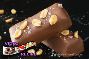 Chocolate, Nougat, Caramel and Peanut Bars, Pastry Maestra