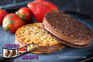 Simple Chocolate Lace Sandwich Cookies, Pastry Maestra