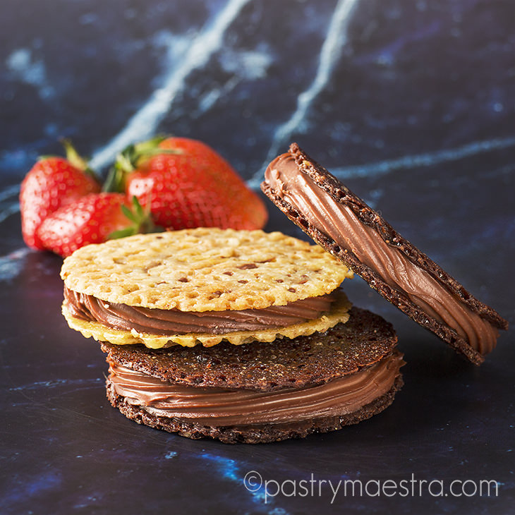 Simple Chocolate Lace Sandwich Cookies, Pastry Maestra