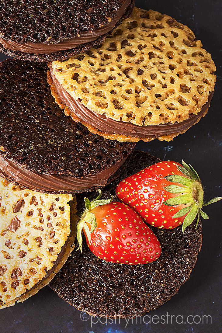Simple Chocolate Lace Sandwich Cookies, Pastry Maestra
