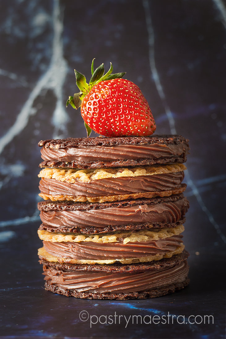 Simple Chocolate Lace Sandwich Cookies, Pastry Maestra