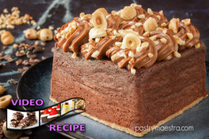 Egg Free Chocolate and Hazelnut Cake, Pastry Maestra