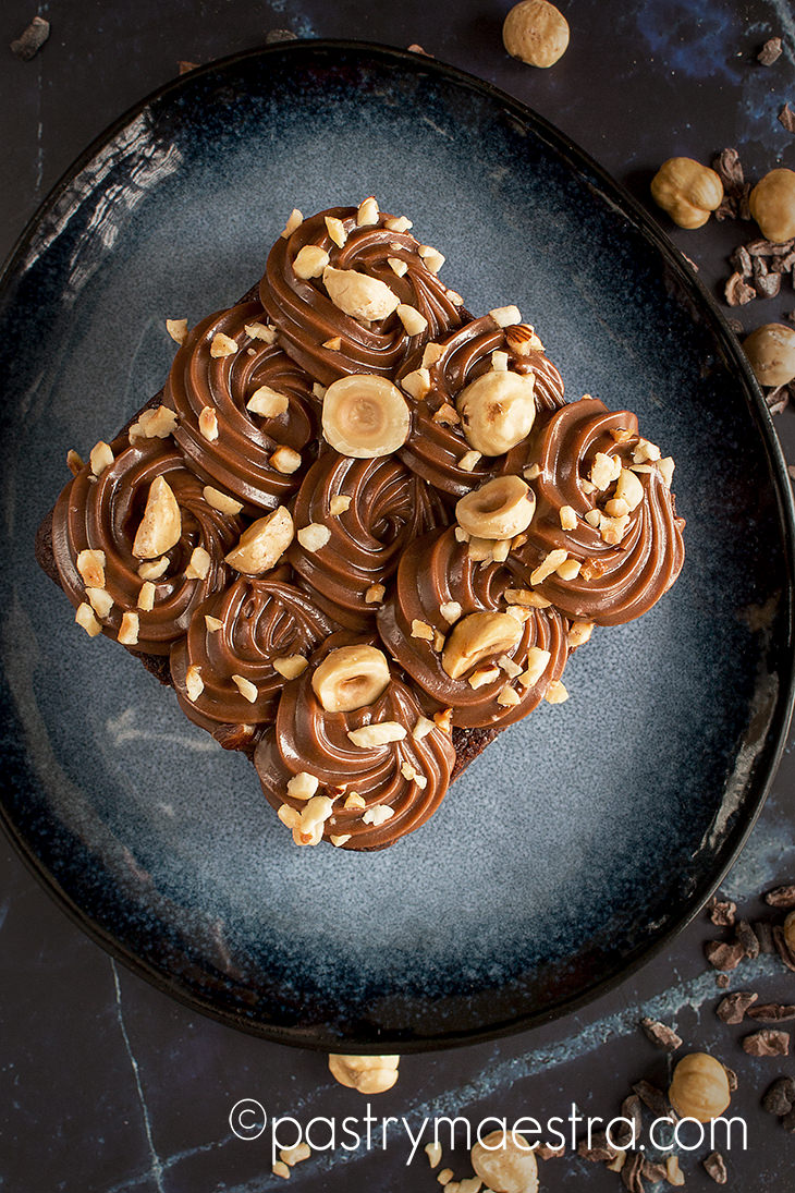 Egg Free Chocolate and Hazelnut Cake, Pastry Maestra