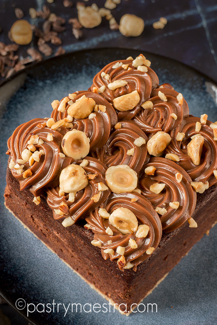 Egg Free Chocolate and Hazelnut Cake, Pastry Maestra
