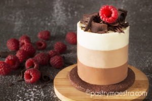 Simple Triple Chocolate Mousse Cakes, Pastry Maestra