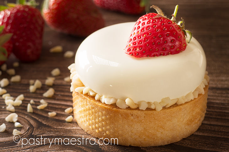 Strawberry and White Chocolate Tarts, Pastry Maestra