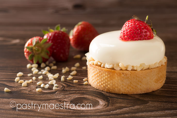 Strawberry and White Chocolate Tarts, Pastry Maestra