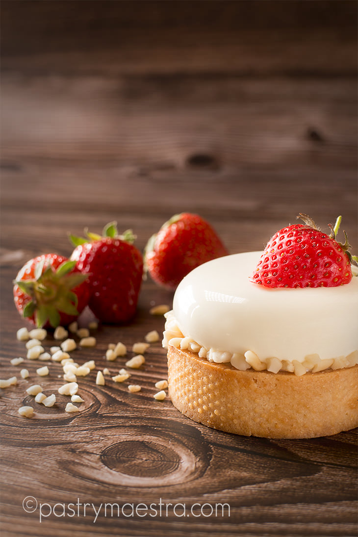 Strawberry and White Chocolate Tarts, Pastry Maestra