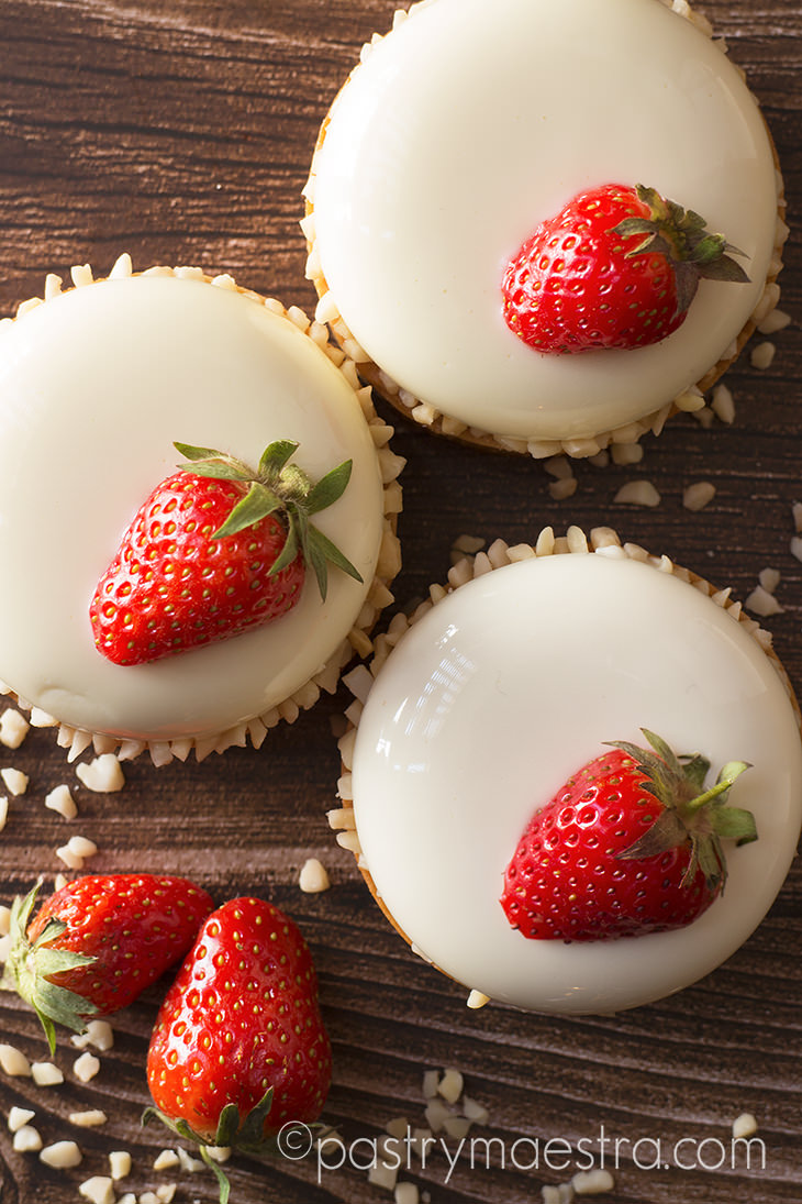Strawberry and White Chocolate Tarts, Pastry Maestra