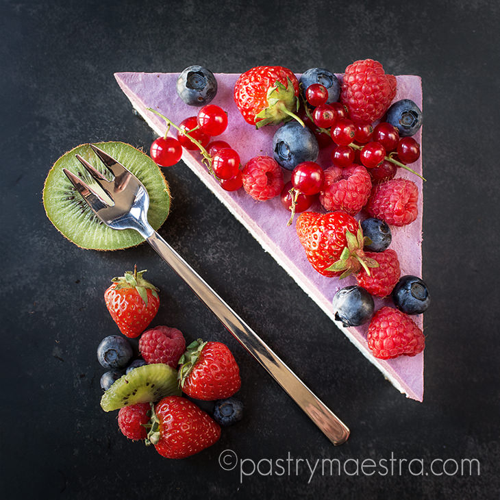 Guilt-Free Blueberry Cheesecake, Pastry Maestra