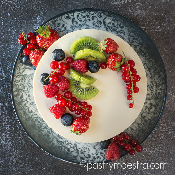 No-Bake, Passion Fruit Cheesecake, Pastry Maestra