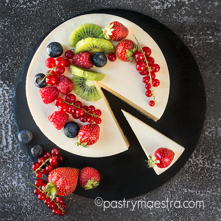 No-Bake, Passion Fruit Cheesecake, Pastry Maestra