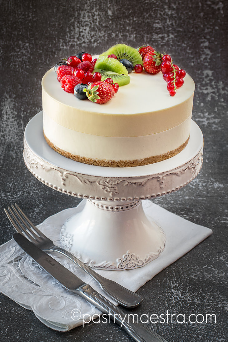 No-Bake, Passion Fruit Cheesecake, Pastry Maestra