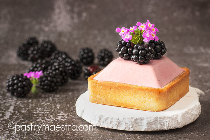 Blackberry and Lemon Mini Tarts, Pastry Maestra
