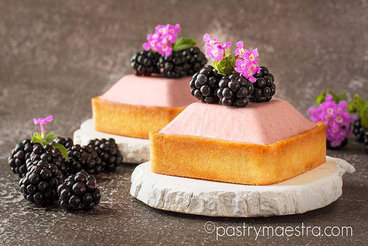 Blackberry and Lemon Mini Tarts, Pastry Maestra