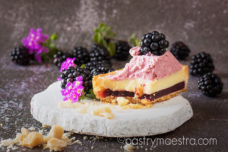 Blackberry and Lemon Mini Tarts, Pastry Maestra