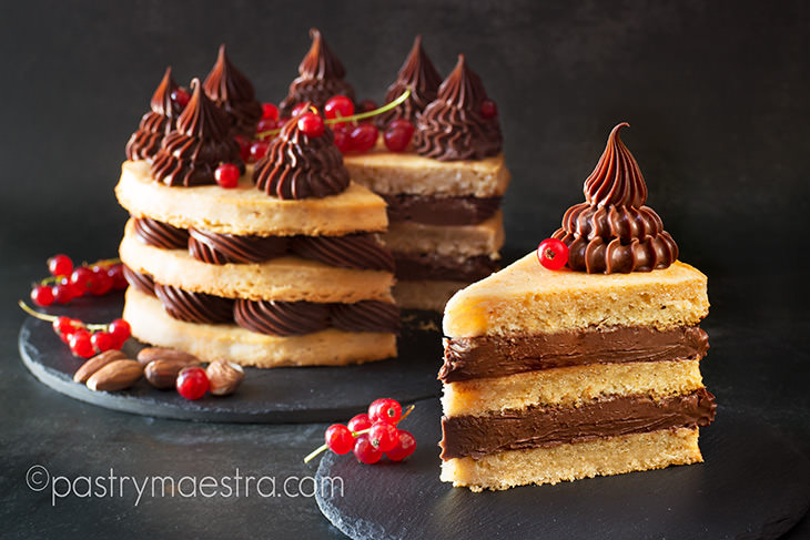 Egg Free Almond and Chocolate Cake, Pastry Maestra