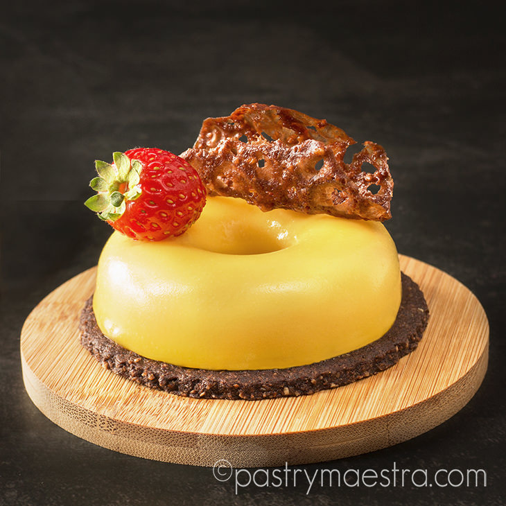 Chocolate and Mango Mousse Mini Cakes, Pastry Maestra