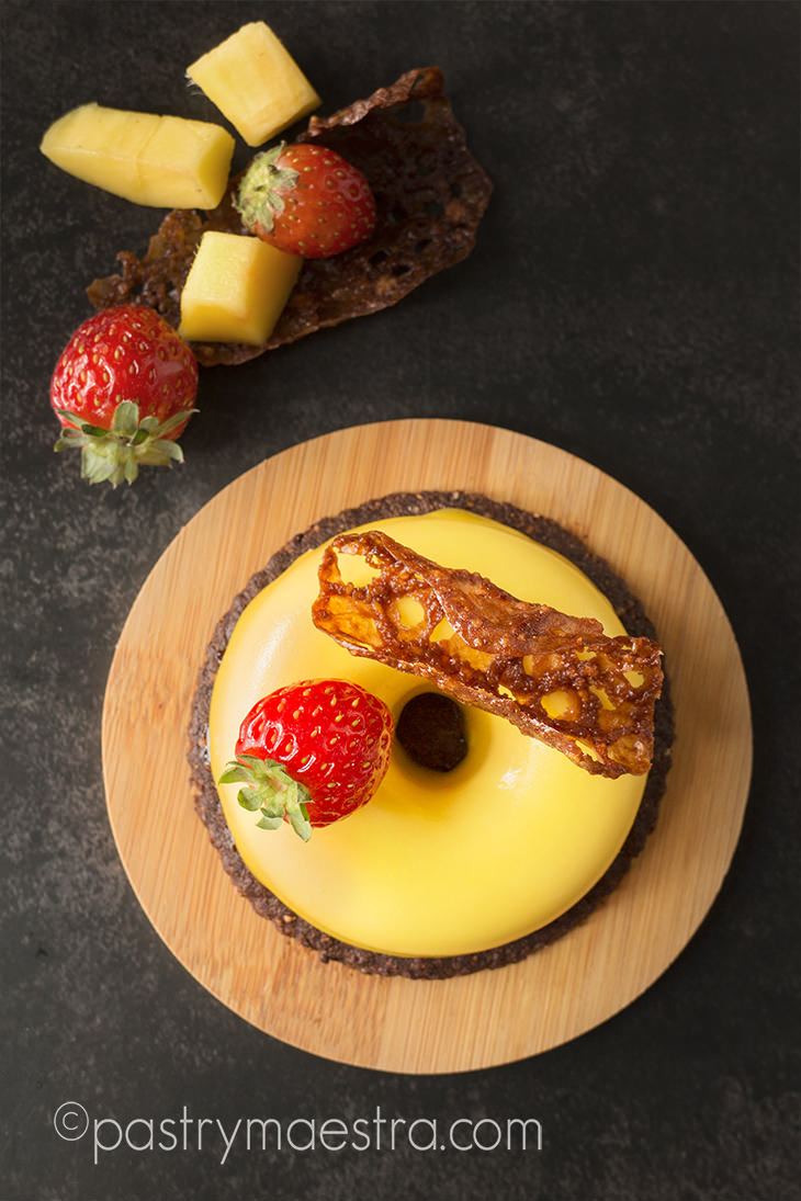 Chocolate and Mango Mousse Mini Cakes, Pastry Maestra