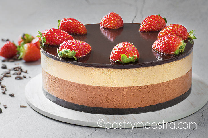 No-Bake Double Chocolate Cheesecake, Pastry Maestra