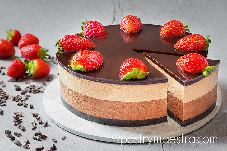 No-Bake Double Chocolate Cheesecake, Pastry Maestra