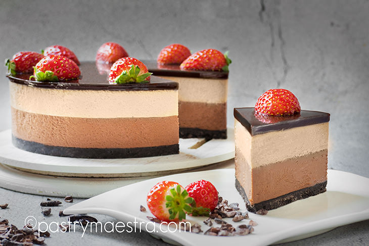 No-Bake Double Chocolate Cheesecake, Pastry Maestra